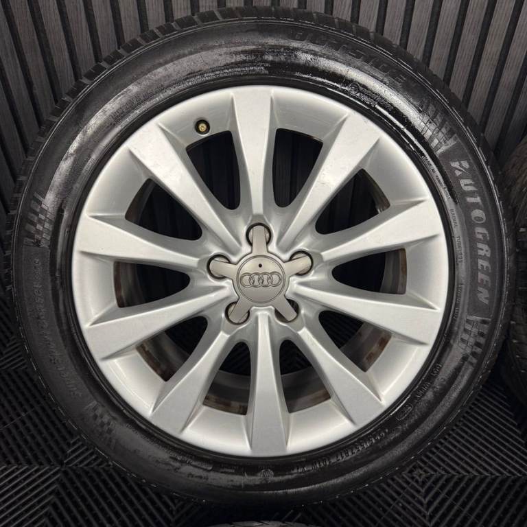 17'' GENUINE AUDI A6 C7 10 SPOKE ALLOYS WHEELS TYRES 