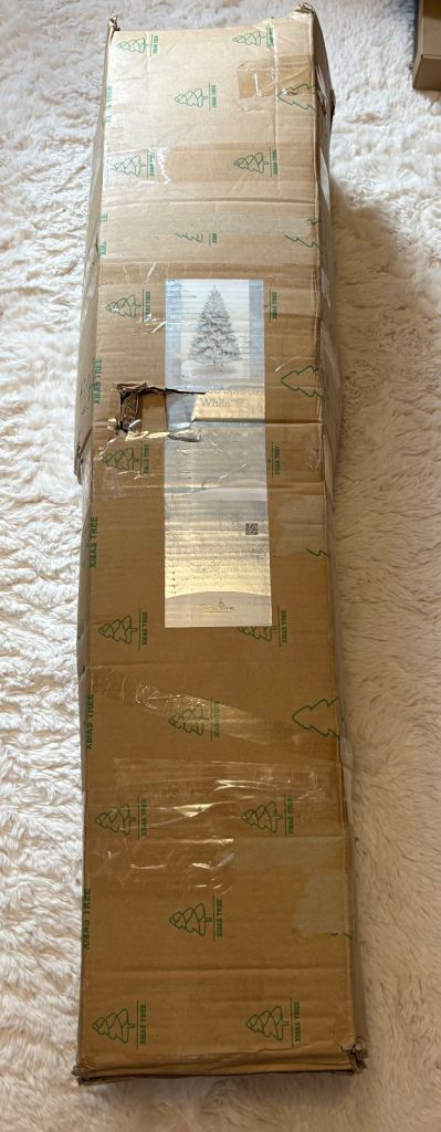 White Colorado Spruce Artificial Christmas Tree 7ft 210cm Easy Assembly