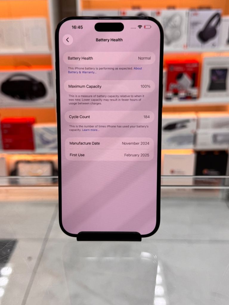 iPhone 16 Pro Max 256 Black Titanium With Warranty 