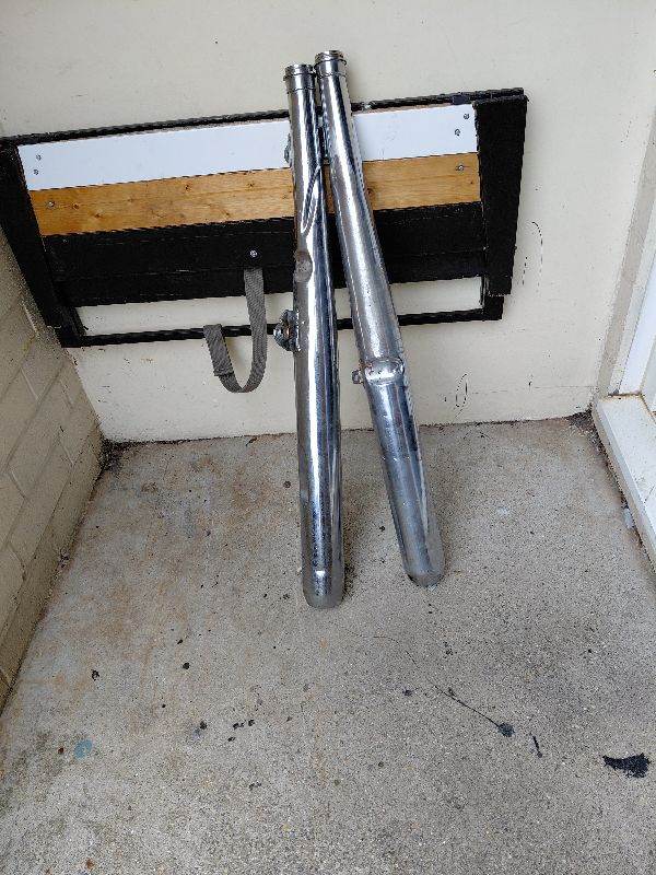 Yamaha RD 400 exhausts