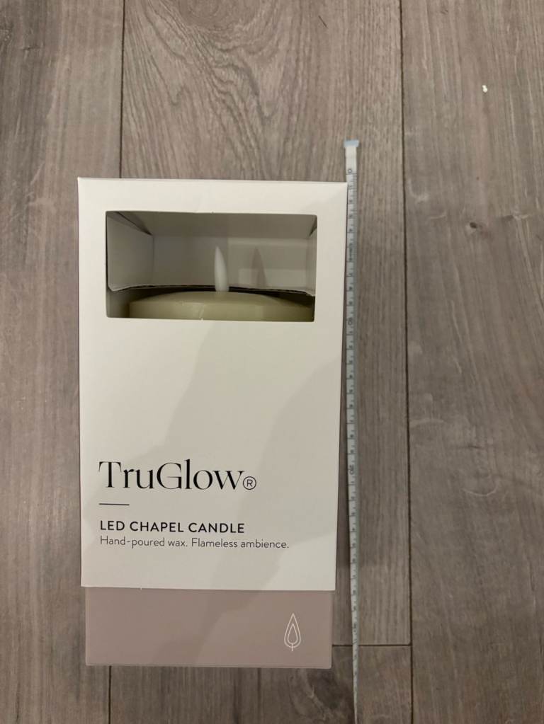 TruGlow LED Chapel Candle – Brand New & Unopened