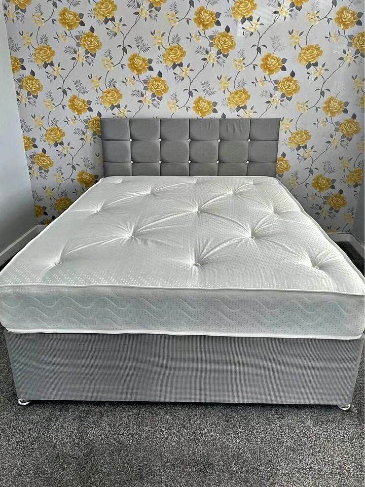 🏡 Peaceful Family Rest King Size Divan Bed 🛋️ Storage Optional | Cash on Delivery | 31% Off **