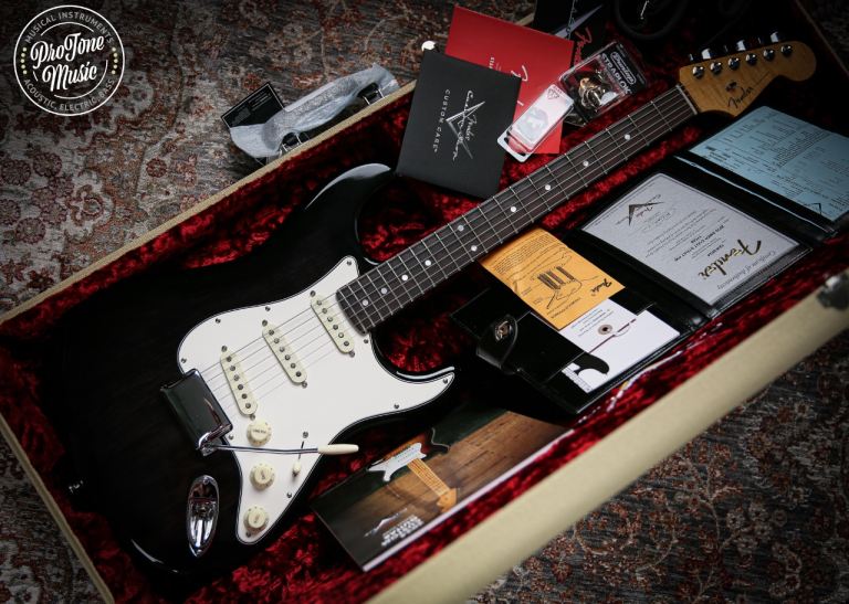 2024 Fender USA Custom Shop 2020 American Custom Stratocaster Translucent Black