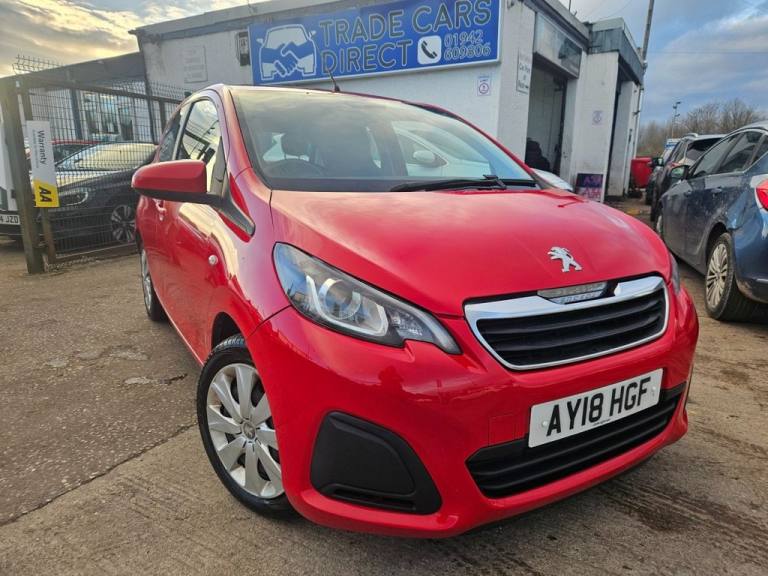 2018 Peugeot 108 1.0 Active 5dr HATCHBACK PETROL Manual