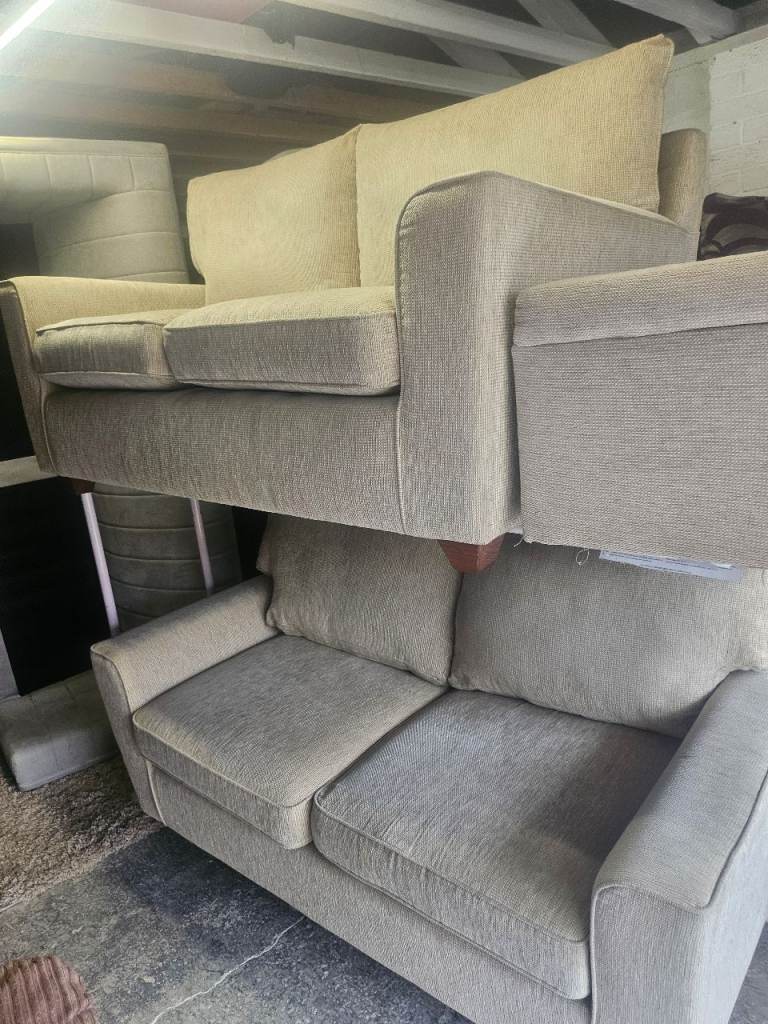 New next sofa & sofabed plus storage pouffe 