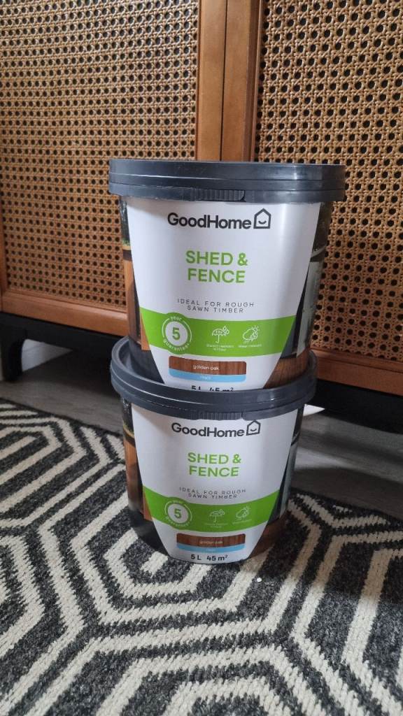 Exterior shed and fence paint.