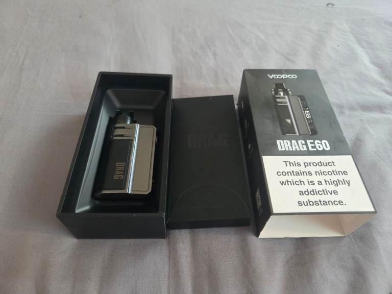 Vape in box with everything