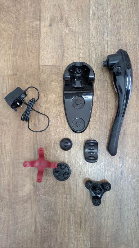 Percussion Massage Machine with Attachments and Charger