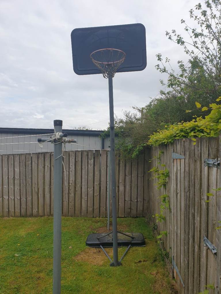 Basketball hoop and stand