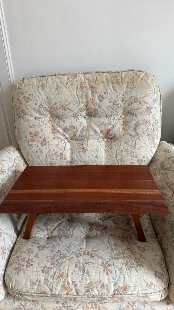 Handmade small wooden table