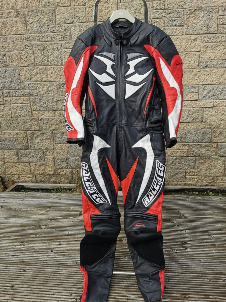 Hein Gericke Racetec one-piece leather racing suit 