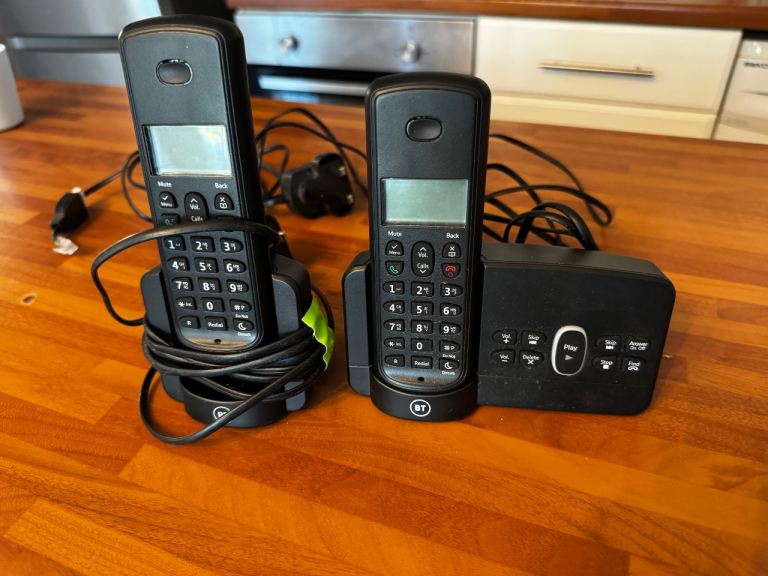 BT Cordless Phone Twin Pack with Answering Machine