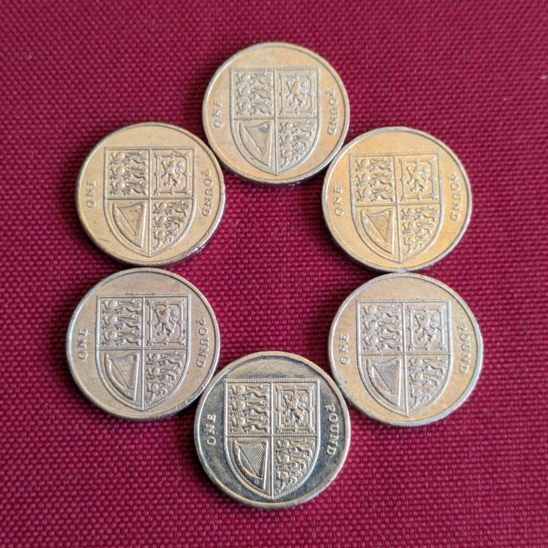 £1 ONE POUND 2009-2015 Old Round Pound coins