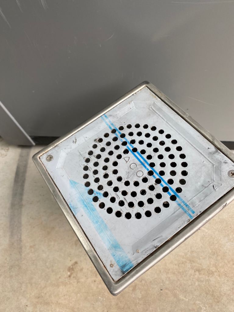 ACO EG150 - 304 stainless steel floor gulley with removable foul air trap