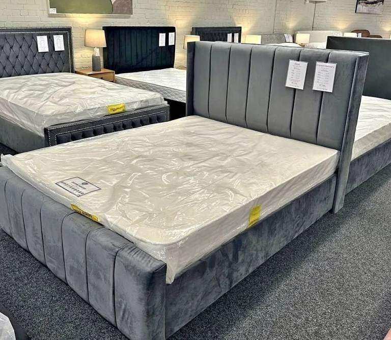 >>Modern FLORENCE Double Size Bed Frame + Mattress >> Huge 20% Off >> Order COD Available