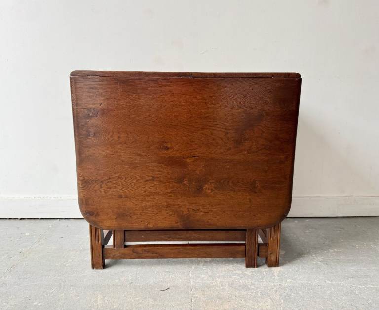 Vintage Oak Gate Leg Dining Table