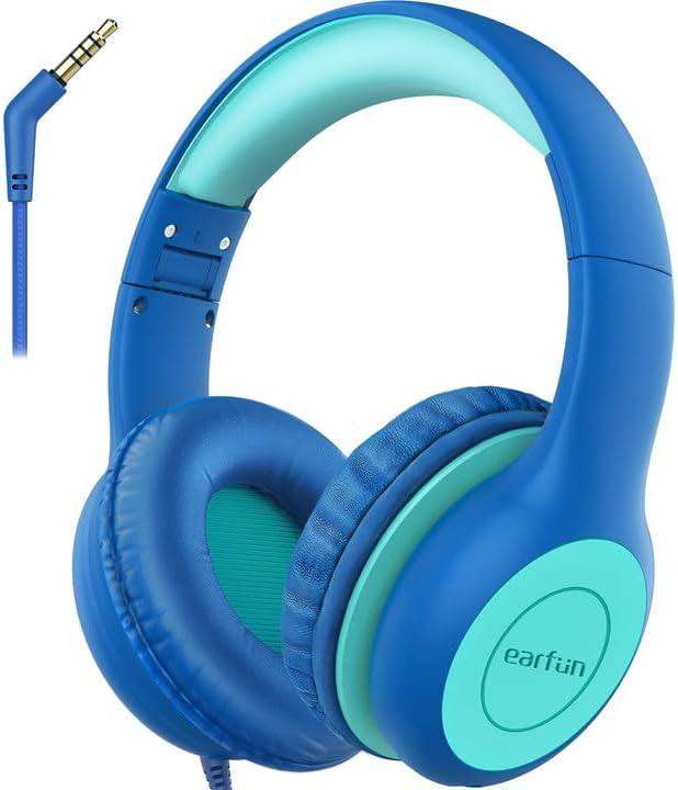 EarFun Kids Headphones Wired, Foldable Headphones for kids