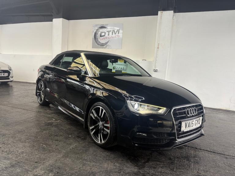 2015 Audi A3 2.0 TDI S Line 2dr CONVERTIBLE Diesel Manual