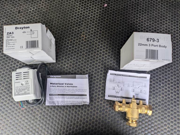 Drayton ZA3 diverter valve.  Can deliver 