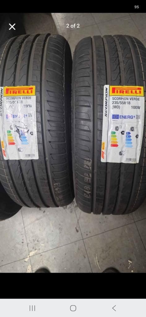 235 55 18 Pirelli tyres