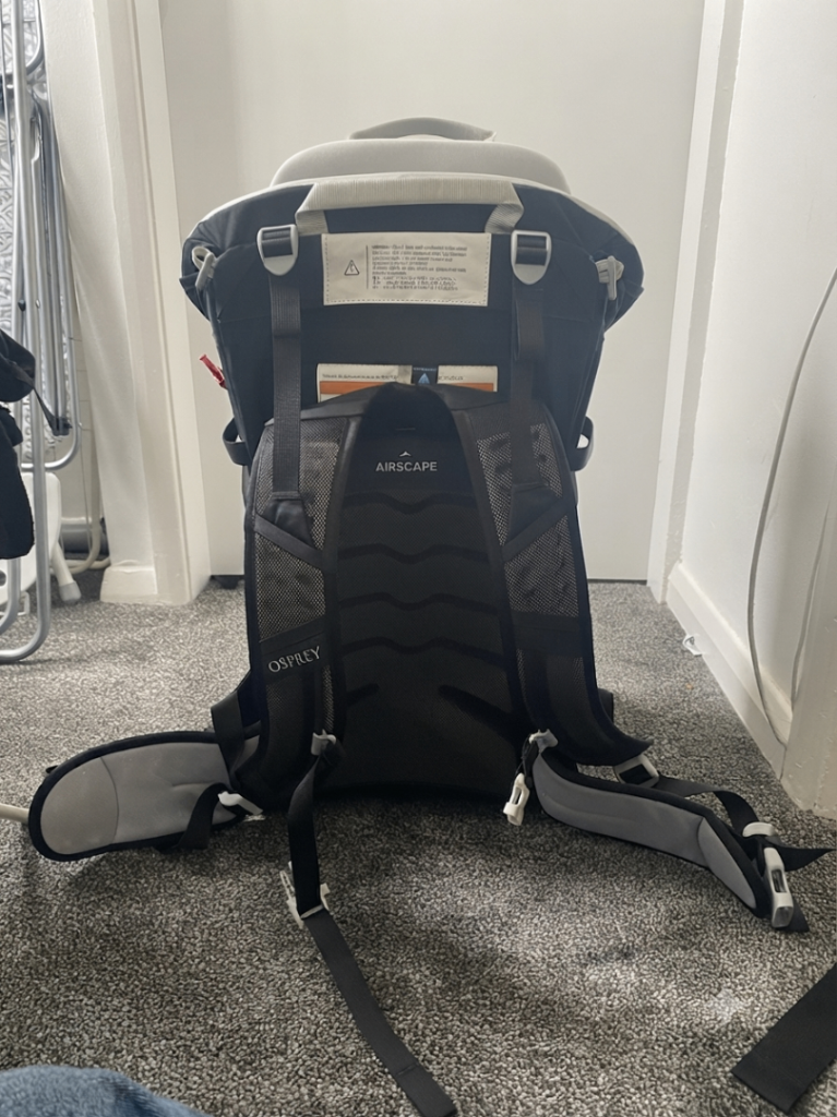 Osprey Poco SLT Child Carrier Backpack – Black, Good Condition