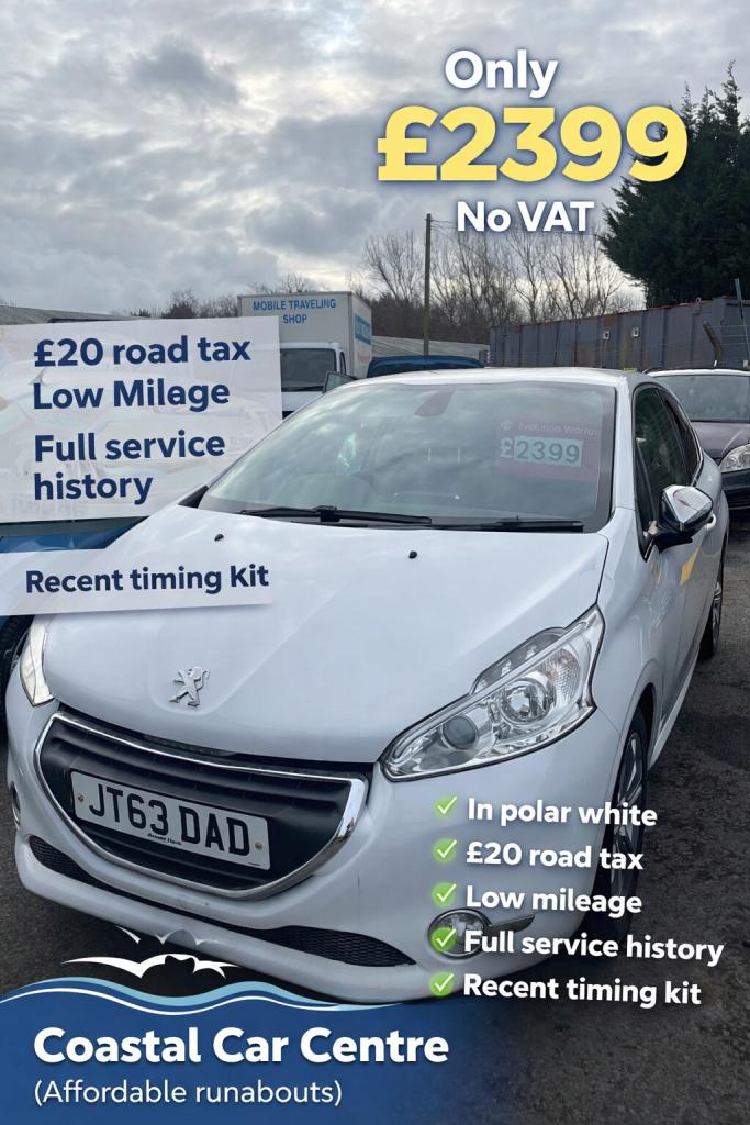 2014 Peugeot 208 1.2 VTi Allure 3dr HATCHBACK Petrol Manual