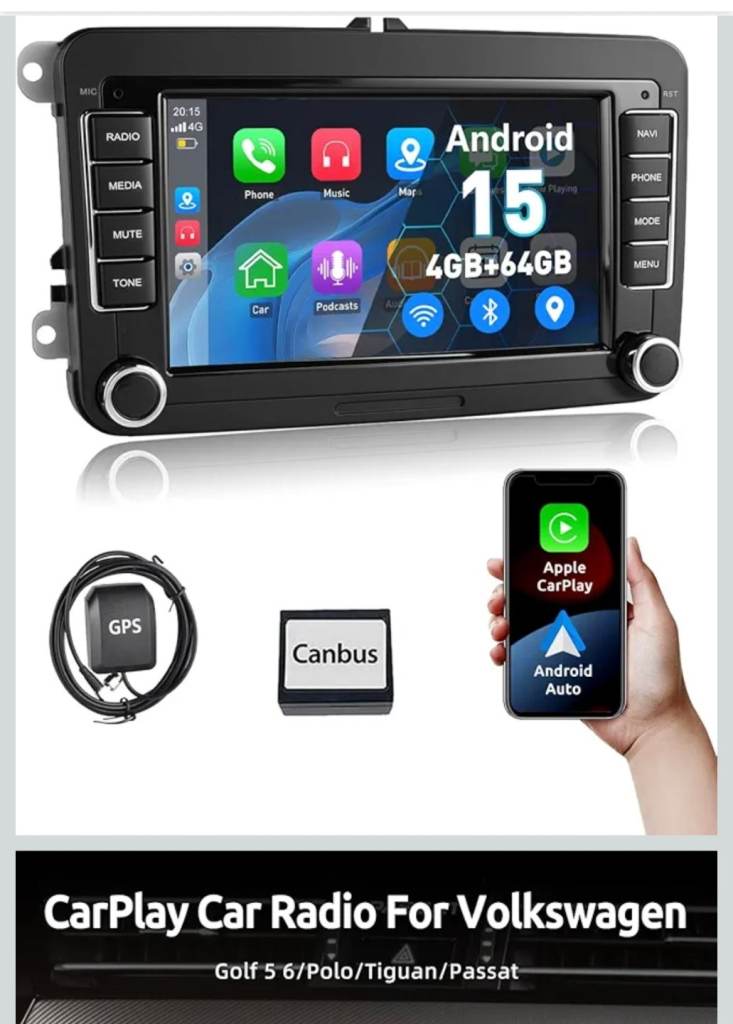 Volkswagen carplay android radio 