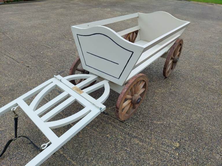 Goat or dog cart with oak wheels