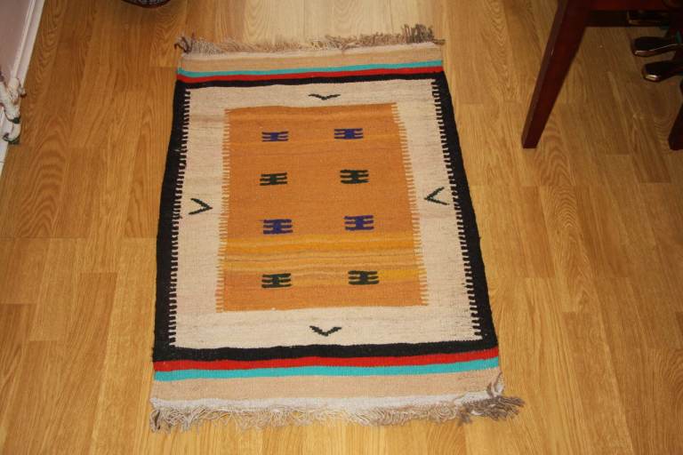 Persian handmade wool Kilim rug 88 x 58 cm