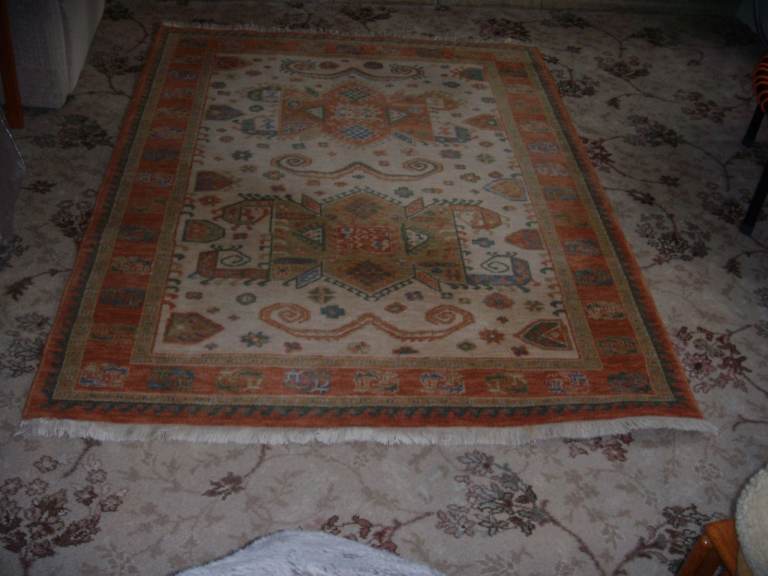   Kabir 100% Wool Pile Rug - 140 x 195 cm