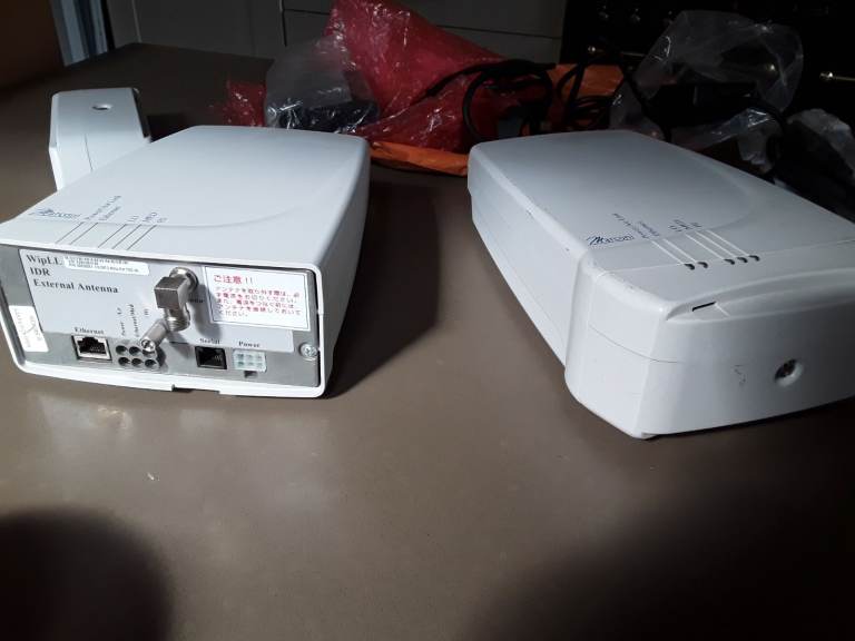 job lot x2 2.4ghz marconi ethernet bnc/tnc radio modems data transceivers, suit expert
