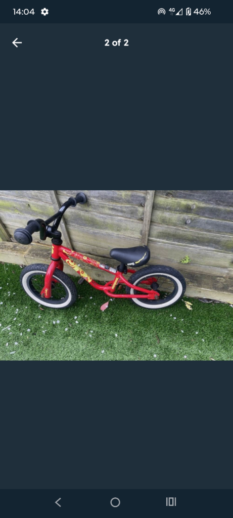 Mongoose balance bike 