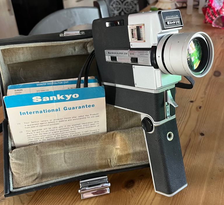 Sankyo Super CM 300 8mm Camera with Case