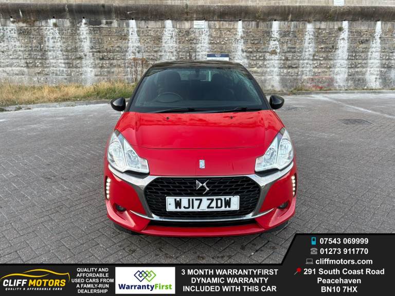 2017 DS DS3 Elegance - Long MOT - £20 Road Tax - ULEZ Compliant - 3 Month Warranty