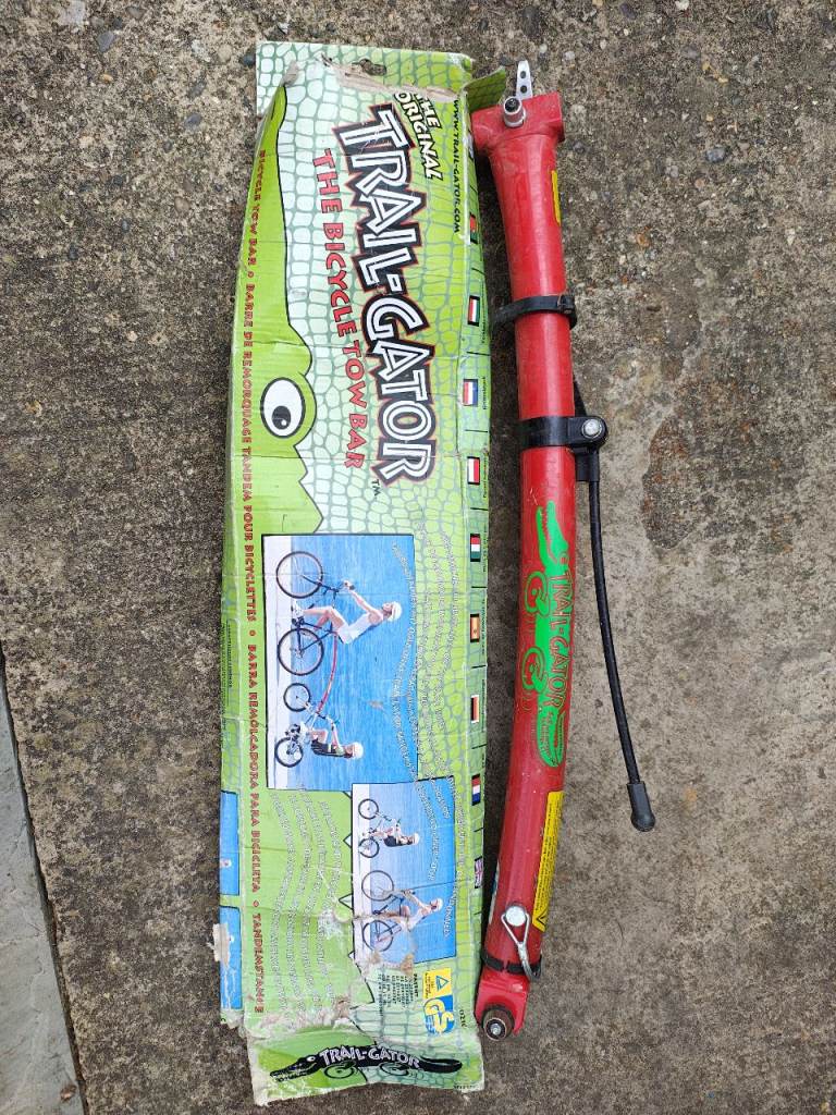 Trail-Gator Bicycle Tow Bar – Red, Good Condition