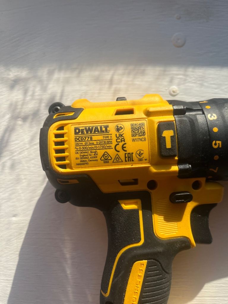 Dewalt cordless faulty no battery 