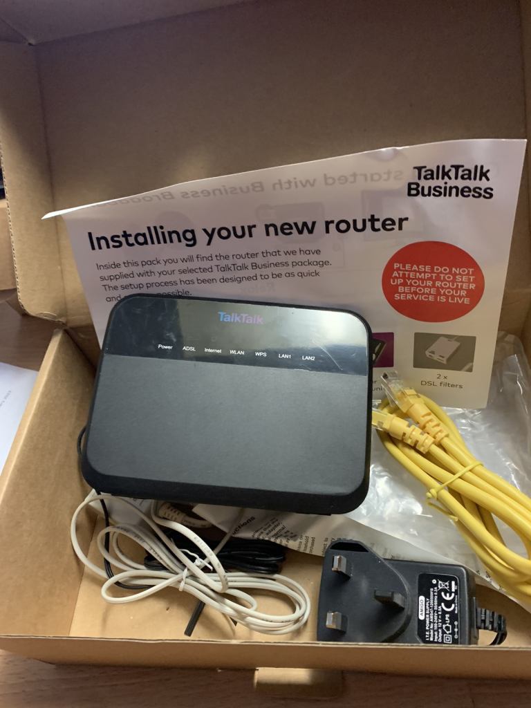 Talk Talk Business or Home Router 