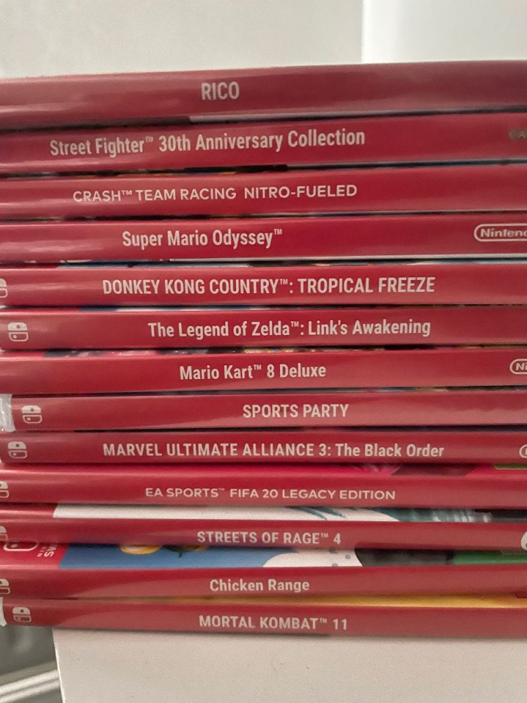 Nintendo Switch Games Bundle - Mario, Zelda, Crash, FIFA, Mortal Kombat