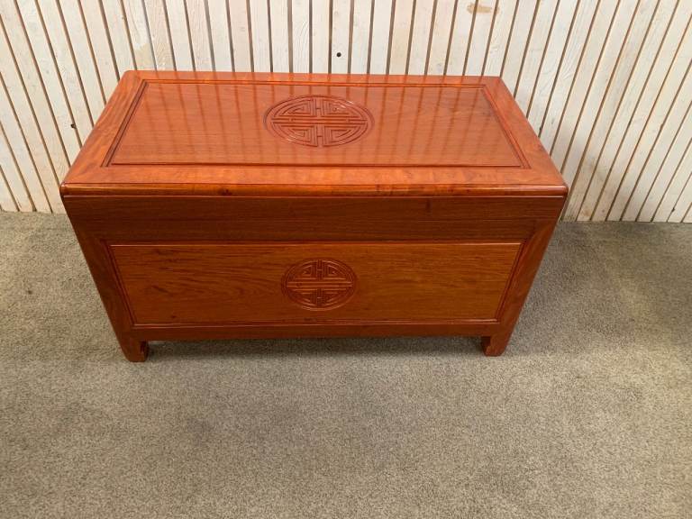 Blanket Box Vintage Chinese Rosewood H57 W101 D54 Lovely Condition