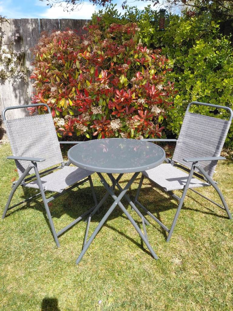 Patio table and chairs 