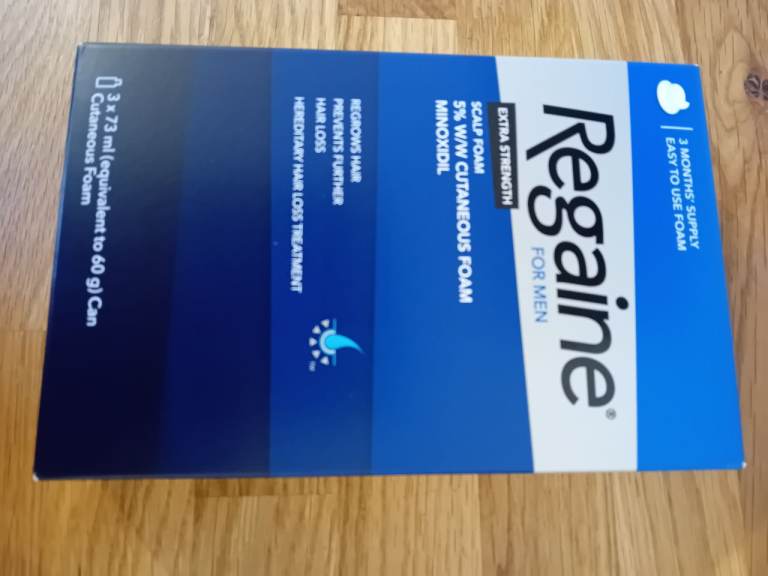 Regaine for Men Extra Strength Scalp Foam – 3 Months Supply