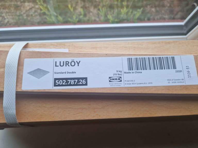 IKEA LURÖY Standard Double Bed slats