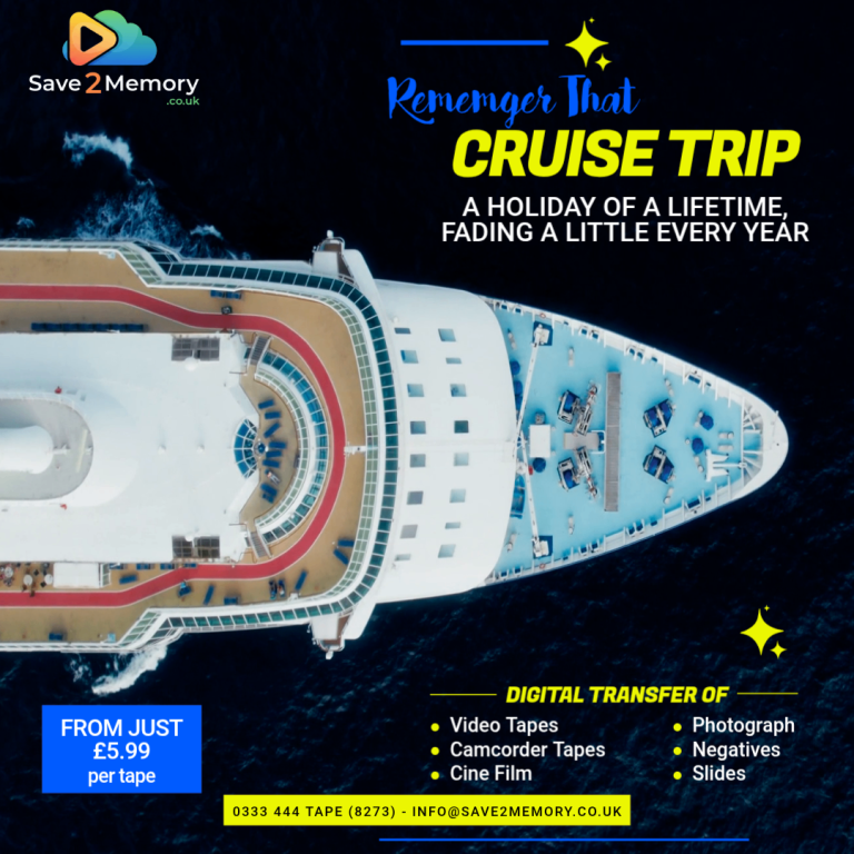 ⛴️ Turn Old Cruise Photos & Videos Into Memories You Can Watch Again