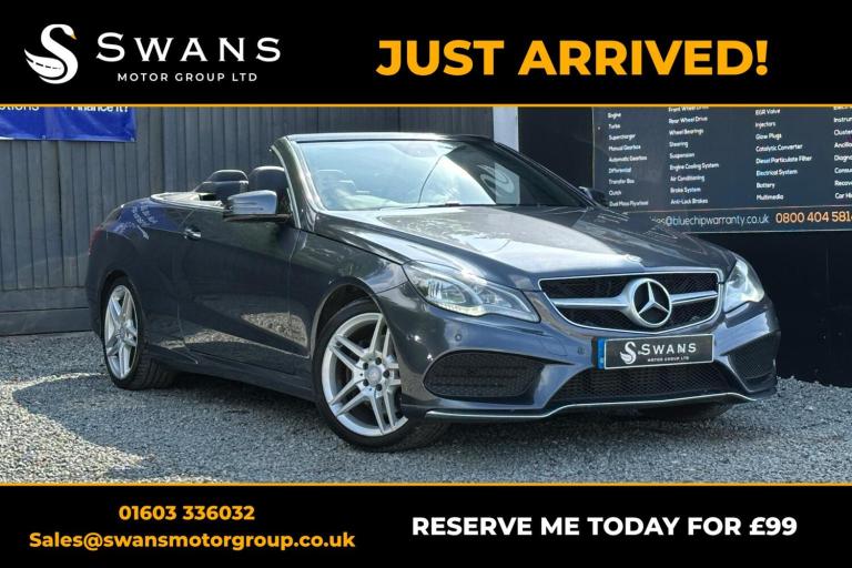 MERCEDES-BENZ E CLASS 2.1 E220 BlueTEC AMG Line Grey Auto Diesel 2014