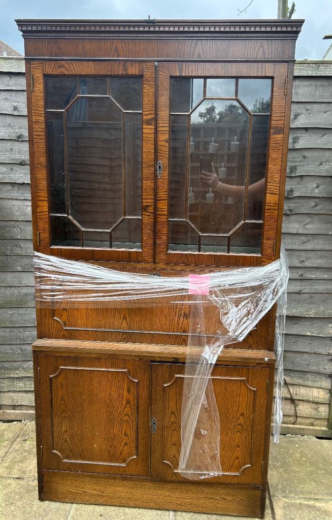 Antique display/drinks cabinet 