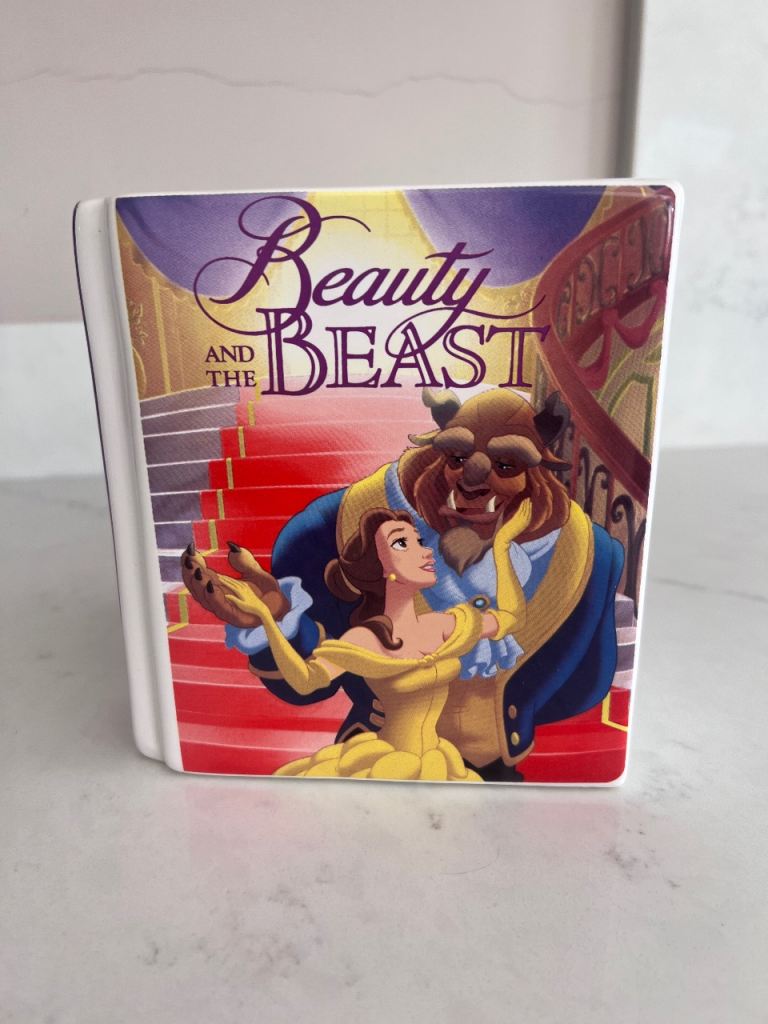 Disney Beauty and the Beast Ceramic Money Box - Book Design