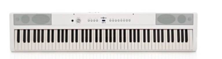 Gear4music SDP-2 Stage Piano – White, Good Condition