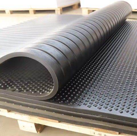 Large Rubber Horse Stable Mat 6ft x 4ft | Heavy-Duty Non-Slip Gym, Stable & Workshop Flooring