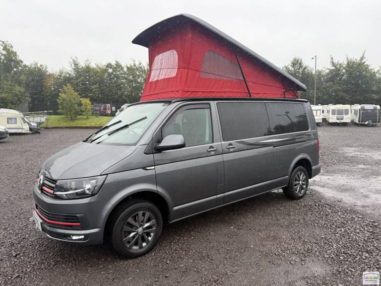 VW T6 HIGHLINE AUTOMATIC LWB 4 Berth Pop Top 2019 Campervan For Sale 