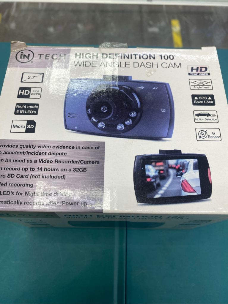 High Definition 100’ Wide Angle Dash Cam